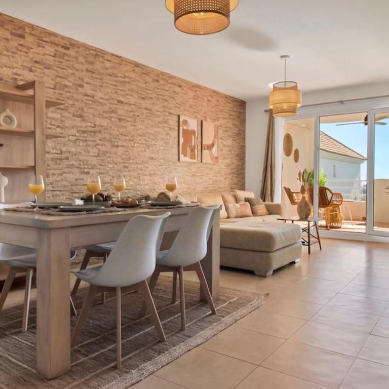 Apartamento tropical boho piscina y vistas al mar - VISTA GOLF 25 - Appartement 2 Chambres avec Terrasse et Vue sur la Mer - 9