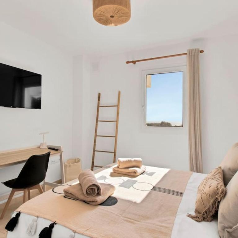 Apartamento tropical boho piscina y vistas al mar - VISTA GOLF 25 - Appartement 2 Chambres avec Terrasse et Vue sur la Mer - 13