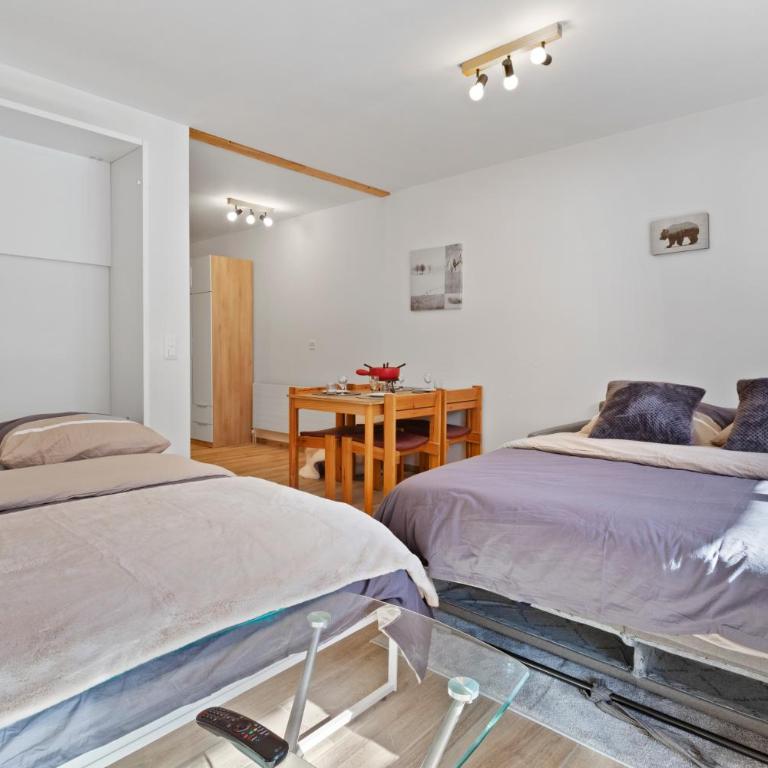 Retraite alpine, studio paisible et rénové - Apartamento de 1 dormitorio - 5