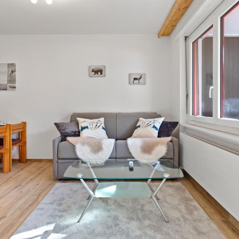 Retraite alpine, studio paisible et rénové - Apartamento de 1 dormitorio - 14