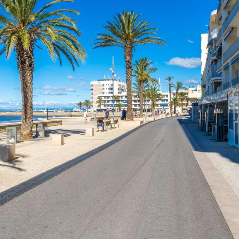 Studio cabine équipé pour 4 pers avec parking privé à 2 min de la mer au Grau-du-Roi - FR-1-307-210 - Monolocale - 12