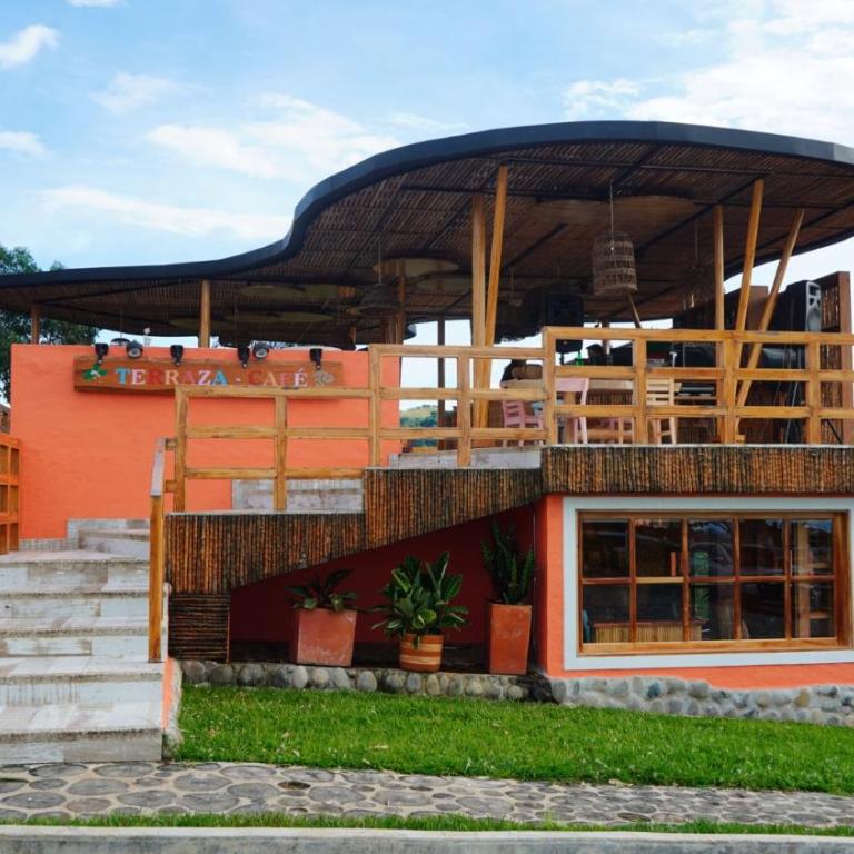 LA PERLA FINCA HOTEl- Cabaña Ágata - Habitación Doble con terraza - 1 o 2 camas - 19