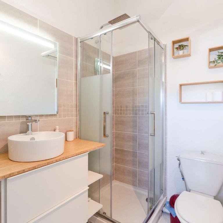 Pavillon 5 couchages avec piscine à Gruissan - FR-1-409-231 - Villa - 16