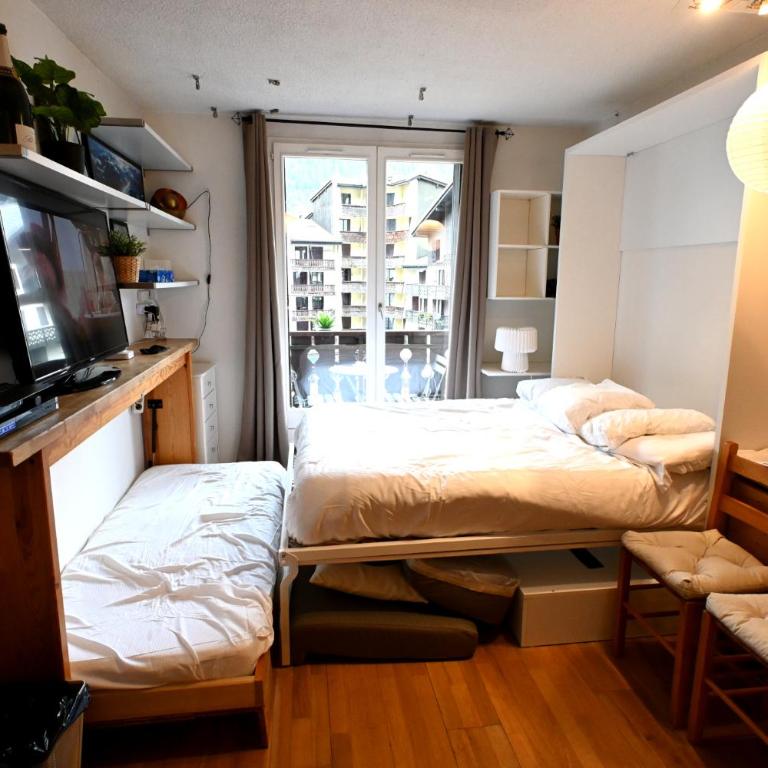 Cozy Chamonix Ski Studio with Mountain Views - Apartment with Mountain View - 10