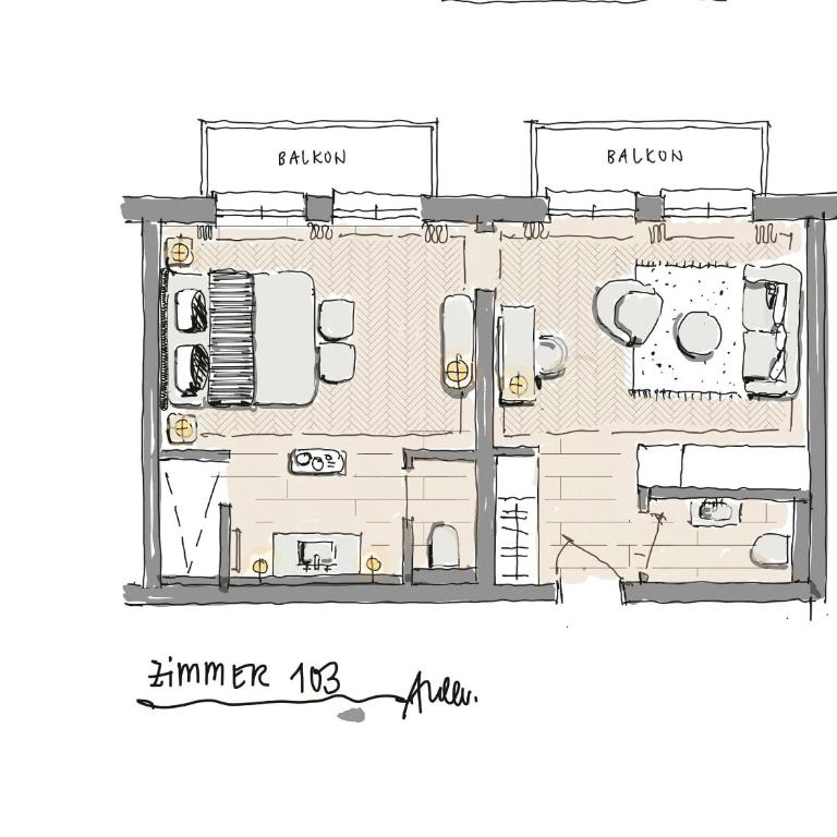 Hotel Mürren Palace - Junior Suite mit Balkon - 16