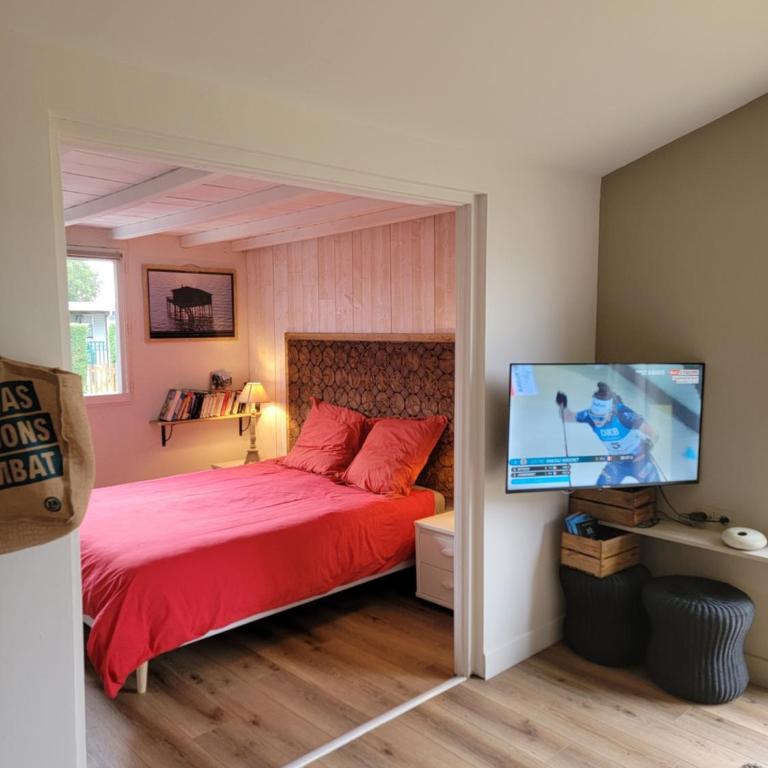 Maison 47m2 climatisé, piscine,linge fourni - Chalet 2 Chambres - 9
