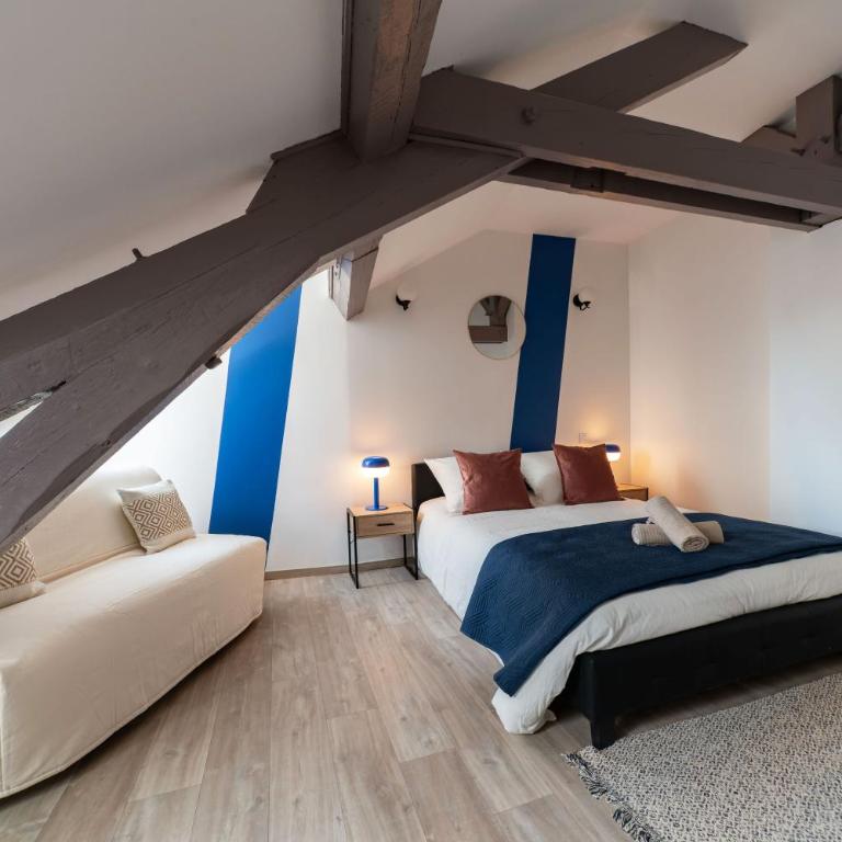 Les Stins - Appartements climatisés - centre ville - Appartement en Duplex - 5