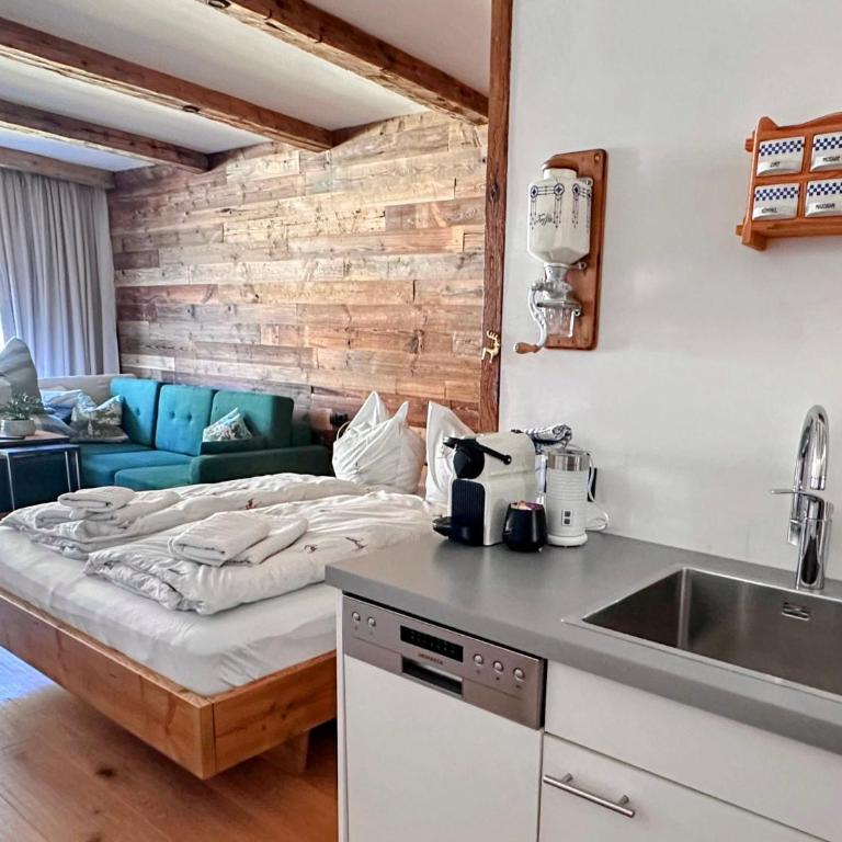 Grubhof Schlosspark, Chalet-Stil mit Pool und Bergblick - Air Conditioner - Apartment mit 1 Schlafzimmer - 18