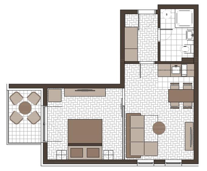B&P apartman Vrnjačka Banja - Apartman sa 1 Spavaćom Sobom - 7