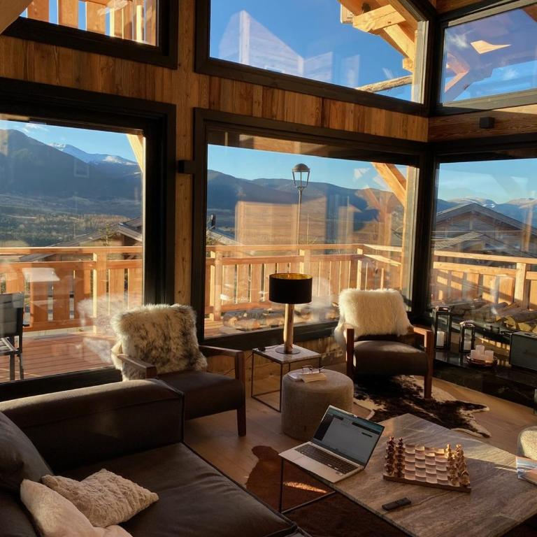 Chalet Aguila - Jacuzzi et sauna panoramique - vue spectaculaire - Chalet Supérieur - 64