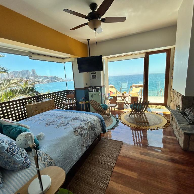 Pacificsunset Concón - Habitación Doble Deluxe con vistas al mar - 14