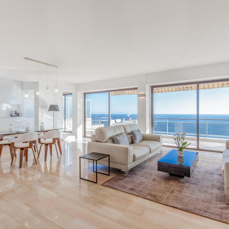 SUPER CANNES FRONT DE MER LUXUEUX VUE UNIQUE - Appartement 2 Chambres - 1