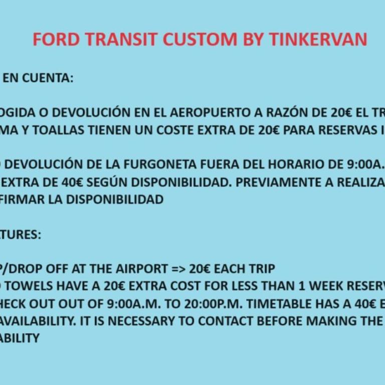 Ford Transit Custom Camper - Caravana - 4