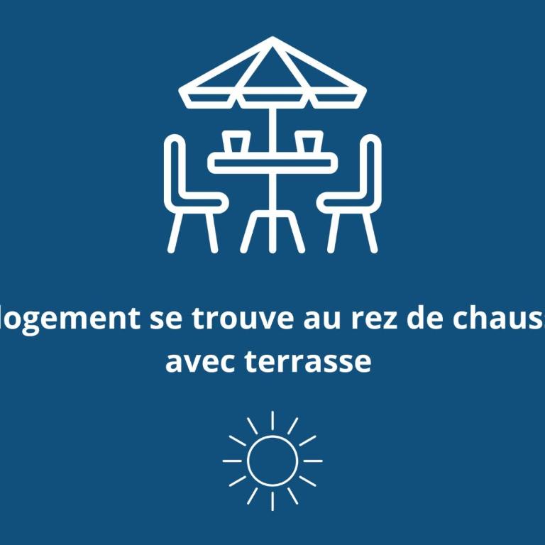 Le bleu horizon * Terrasse * clim * Parking * wifi * Calme * Cosy - One-Bedroom Apartment - 24