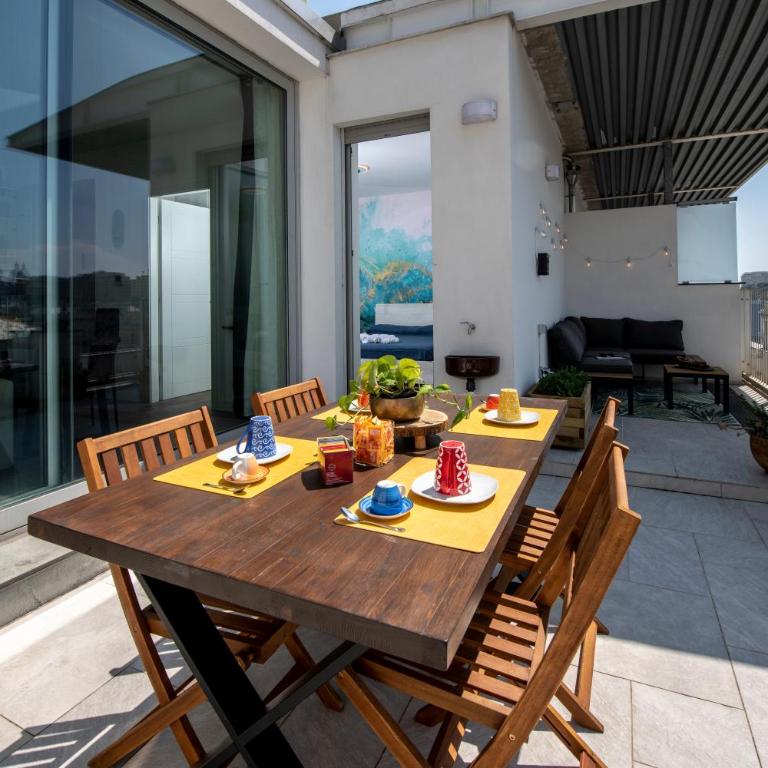 Attico 36 e 49 con terrazza vista mare e parcheggio grande - One-Bedroom Apartment with Sea View and Terrace - 40