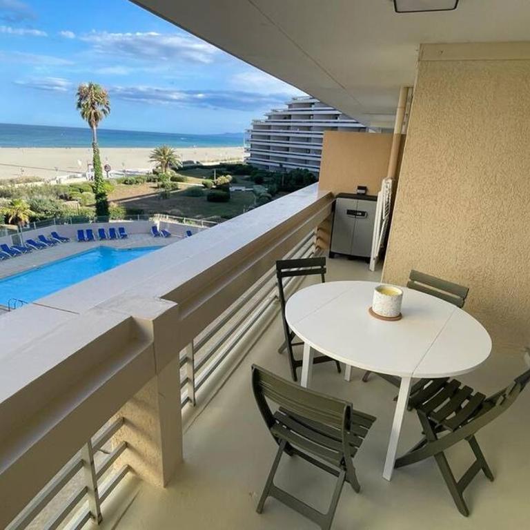 Bel appartement vue mer accès direct plage, wifi fibre gratuit - Appartement 2 Chambres - 16