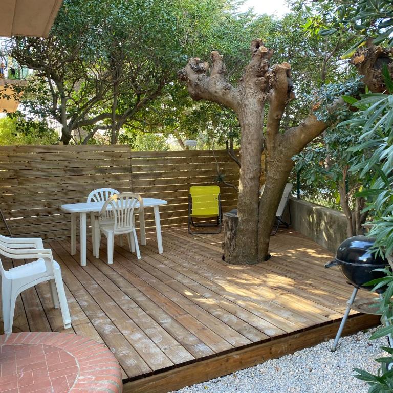 studio, jardin, parking à 100 m de la plage - Studio - 1