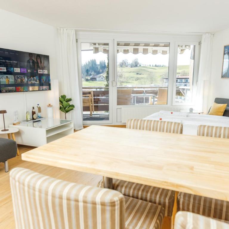 Rosenalm Scheidegg - Ferienwohnungen mit Pool und Sauna - Studio 26 with Balcony - 4