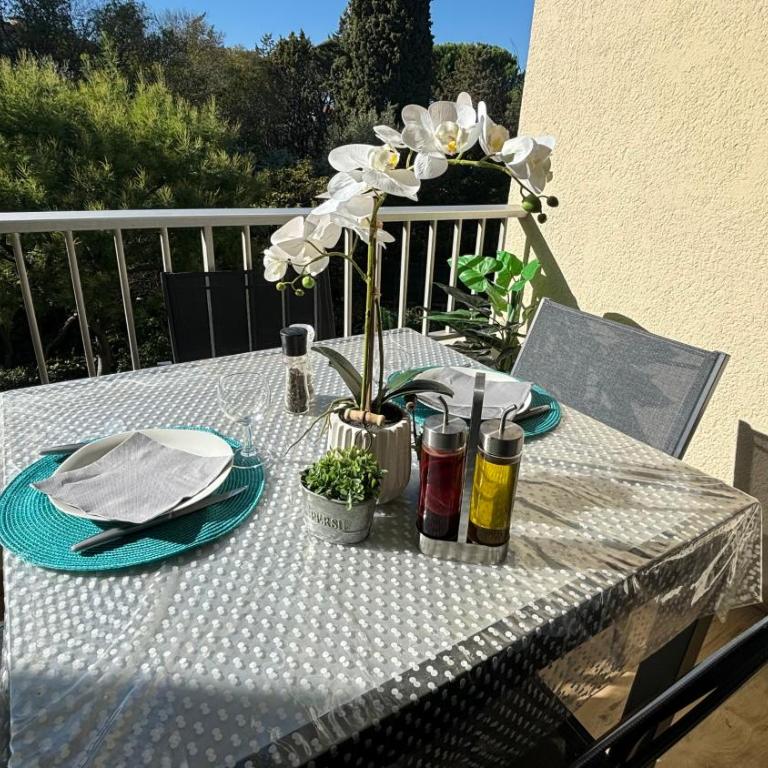 Proche Centre SANARY Studio climatisé 4 personnes - Studio with Terrace - 1