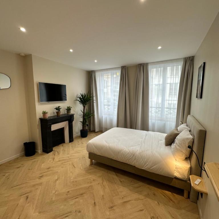 Les Chambres du Faubourg - Chambre Double avec Salle de Bains Privative - 3