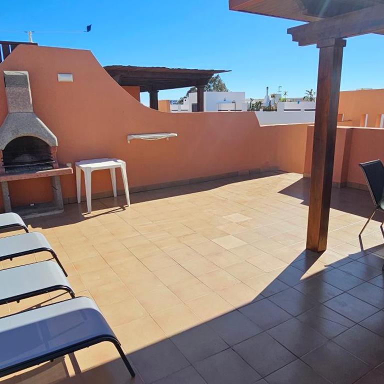 Apartamentos Paraíso Vera Playa, Ed Tahiti, Atico A a pie de Playa, piscina privada en solárium, WI-FI - Apartamento Ático - 11