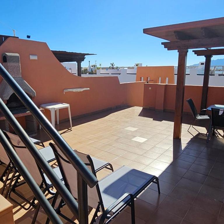 Apartamentos Paraíso Vera Playa, Ed Tahiti, Atico A a pie de Playa, piscina privada en solárium, WI-FI - Apartamento Ático - 12