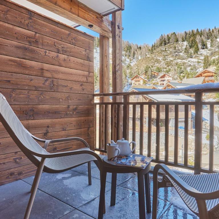 Résidence Odalys Le Mont d'Auron - Appartement avec Vue sur la Montagne - 4