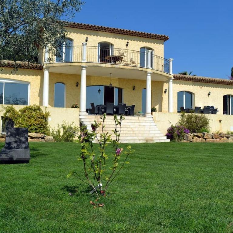 Villa Grasse vue mer exceptionnelle 8P piscine intérieure - Villa - 1