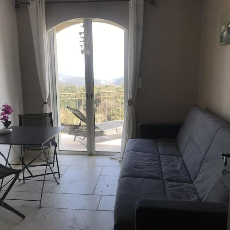 Villa Grasse vue mer exceptionnelle 8P piscine intérieure - Villa - 11