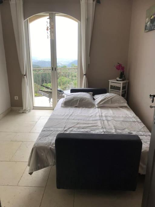 Villa Grasse vue mer exceptionnelle 8P piscine intérieure - Villa - 17