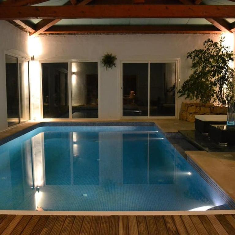 Villa Grasse vue mer exceptionnelle 8P piscine intérieure - Villa - 18