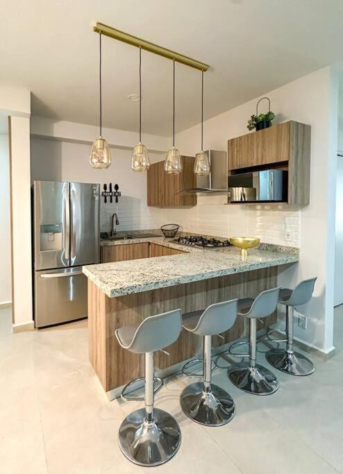 Bluu Lagoon 508-Depa de lujo con playa privada - Two-Bedroom Apartment - 11