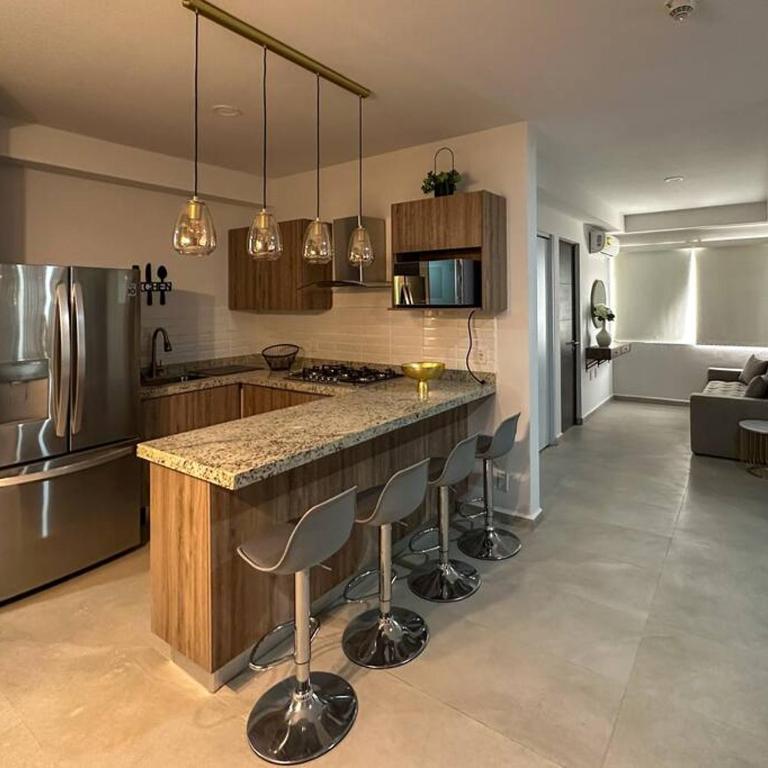 Bluu Lagoon 508-Depa de lujo con playa privada - Two-Bedroom Apartment - 13