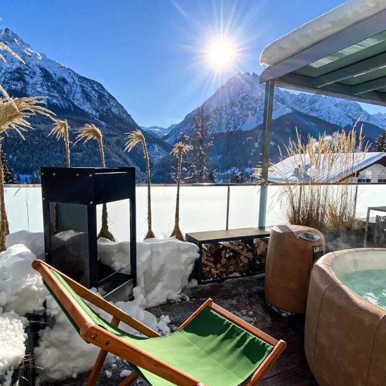 Ferienwohnung Chasa Splerin mit Whirlpool auf Terrasse - Apartment mit 1 Schlafzimmer - 1