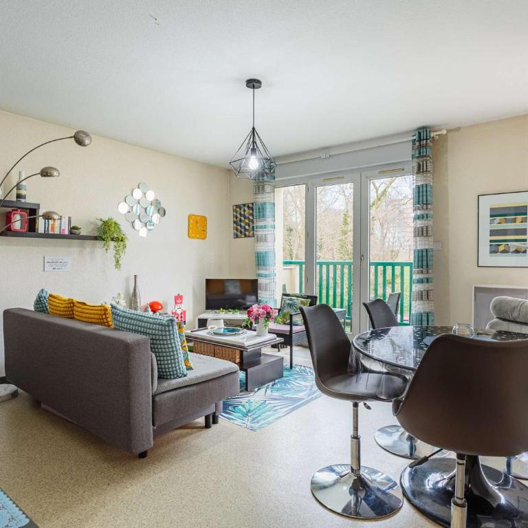 Bel Apt Moderne, 1 Chambre, Balcon, Ascenseur, Parking, Proche Commerces, 10 min Plages - Apartment mit 1 Schlafzimmer - 12