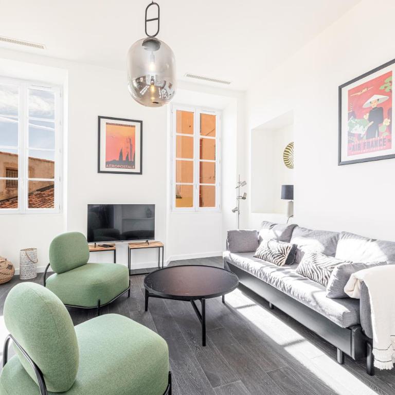 Le Bréa, Élégant appartement, jolie vue mer - Appartamento con 3 Camere da Letto - 8