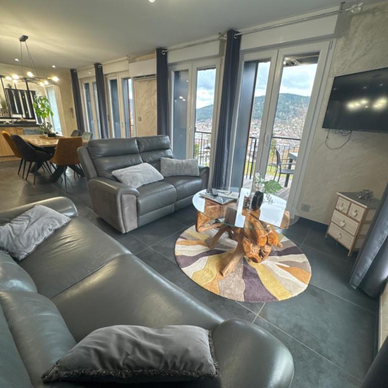 la ruche Bel appartement avec terrasse, magnifique vue , 2 spa - Appartement 1 Chambre - 9