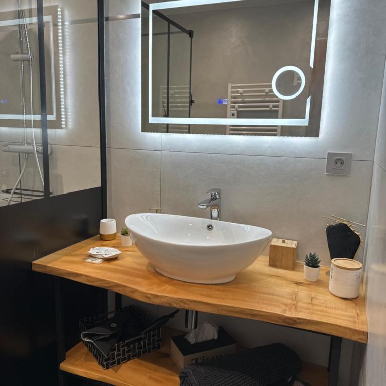 la ruche Bel appartement avec terrasse, magnifique vue , 2 spa - Appartement 1 Chambre - 15