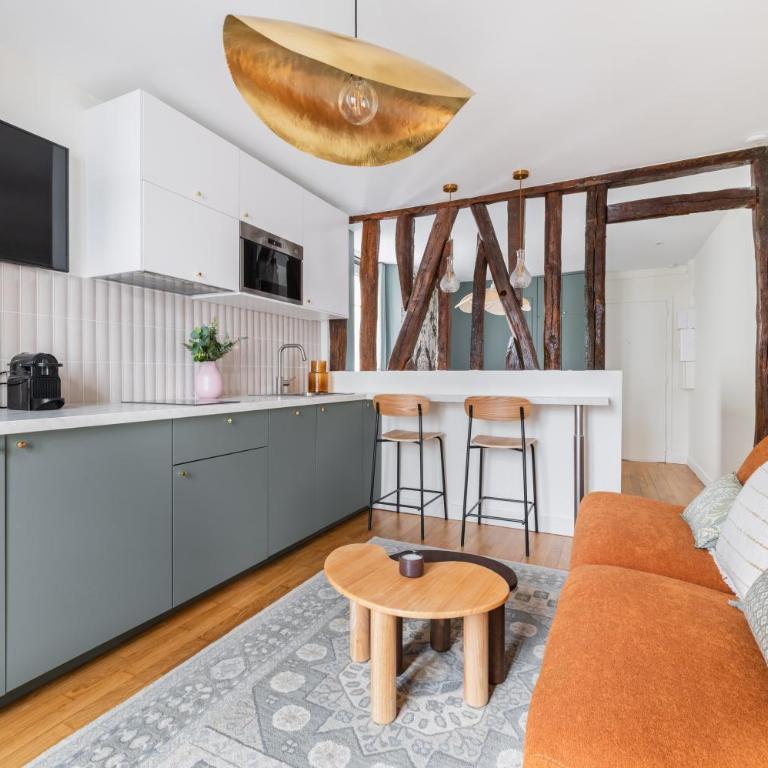 Brand New Luxury Flat in Parc Monceau - Batignolles - Apartment mit 1 Schlafzimmer - 4