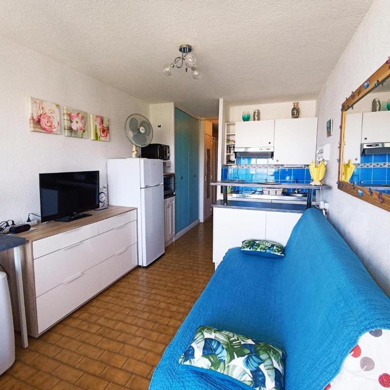 Studio cabine climatisé face plage avec parking à Sète - FR-1-338-539 - Apartamento - 19