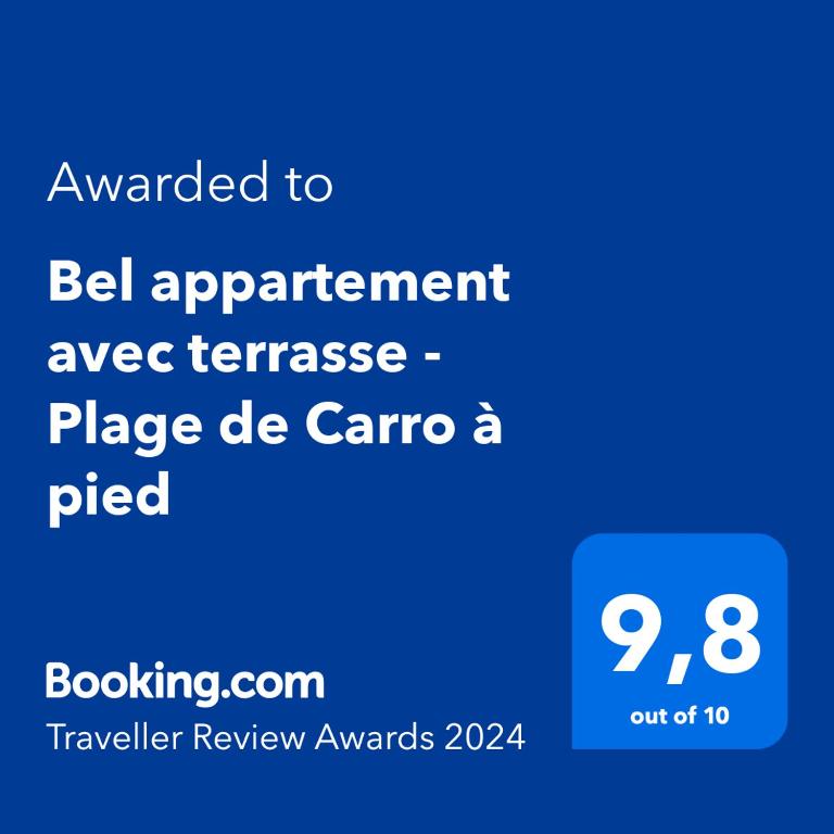 Bel appartement avec terrasse - Plage de Carro à pied - Appartamento con 2 Camere da Letto - 41