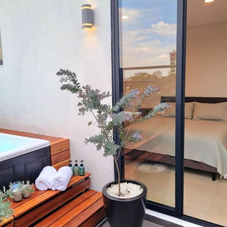 Jacuzzi para momentos especiales con AC - Apartamento de 1 dormitorio - 22