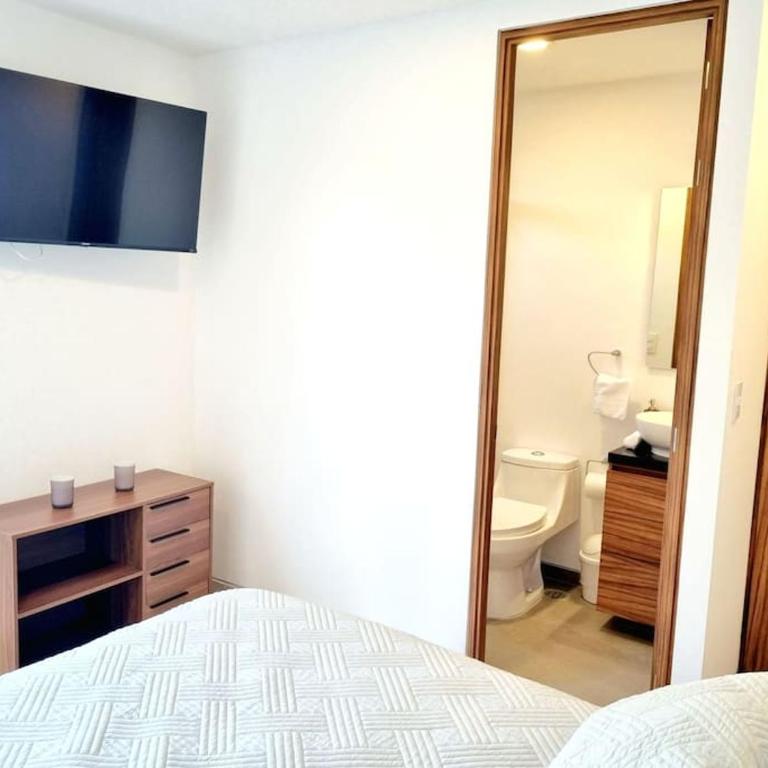 Jacuzzi para momentos especiales con AC - Apartamento de 1 dormitorio - 35