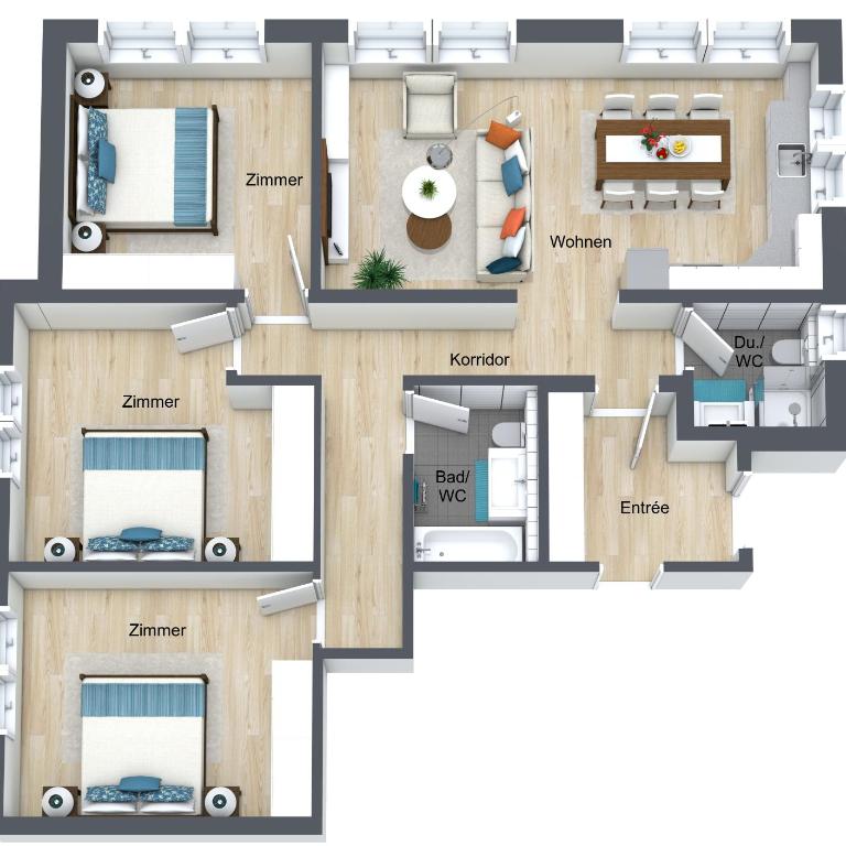 Ferienhaus Casa Luna - Apartment mit 3 Schlafzimmern - 22