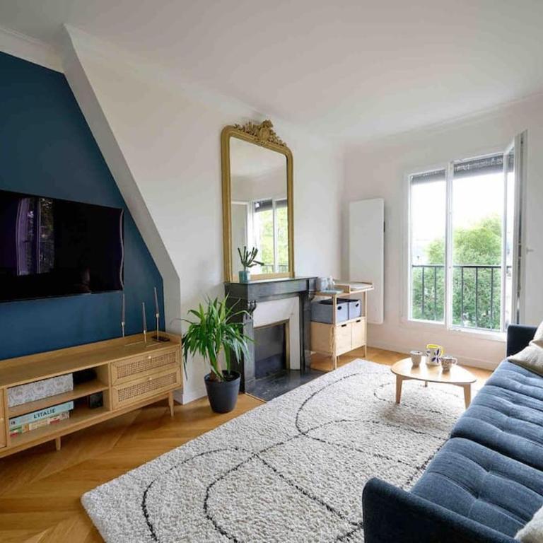 Marais - Parents Suite & Kids Room with Park View - Appartement 2 Chambres - 3