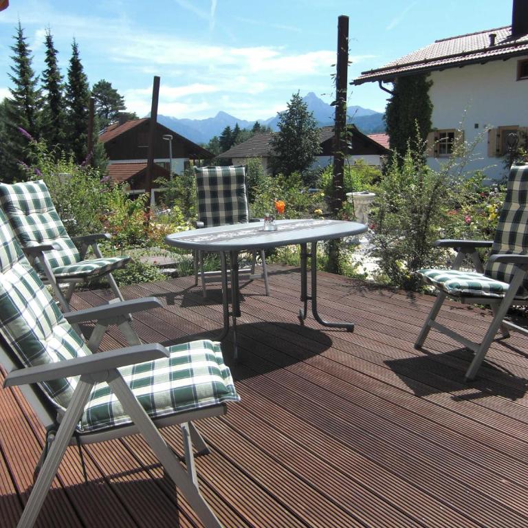 Haus Rosengarten - Apartment mit 1 Schlafzimmer, einem Balkon und einer Terrasse - 14