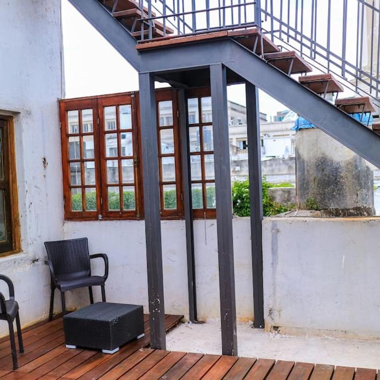 Galeón Nouveau (Apt 04). Terrace in The Oldtown - Two-Bedroom Apartment - 6