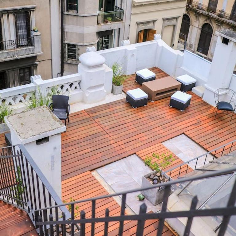 Galeón Nouveau (Apt 04). Terrace in The Oldtown - Two-Bedroom Apartment - 41