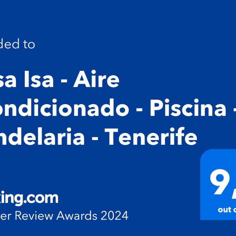 Casa Isa - Aire acondicionado - Piscina - Candelaria - Tenerife - One-Bedroom Apartment - 24