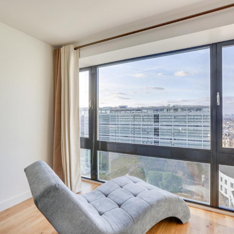 Paris luxury Apartment 75m2 with Eiffel Tower View, metro 1 min, parking - Appartement 2 Chambres - 20